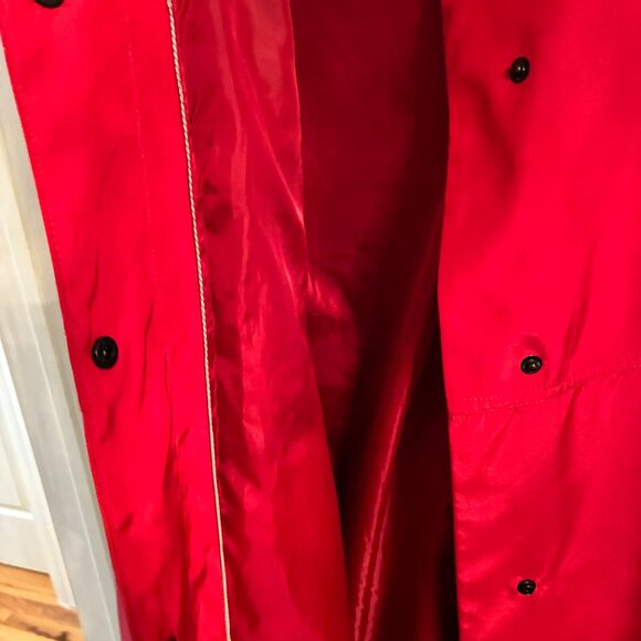 Novelti Red 3/4 Length Rain Jacket - EUC - Picture 7 of 14
